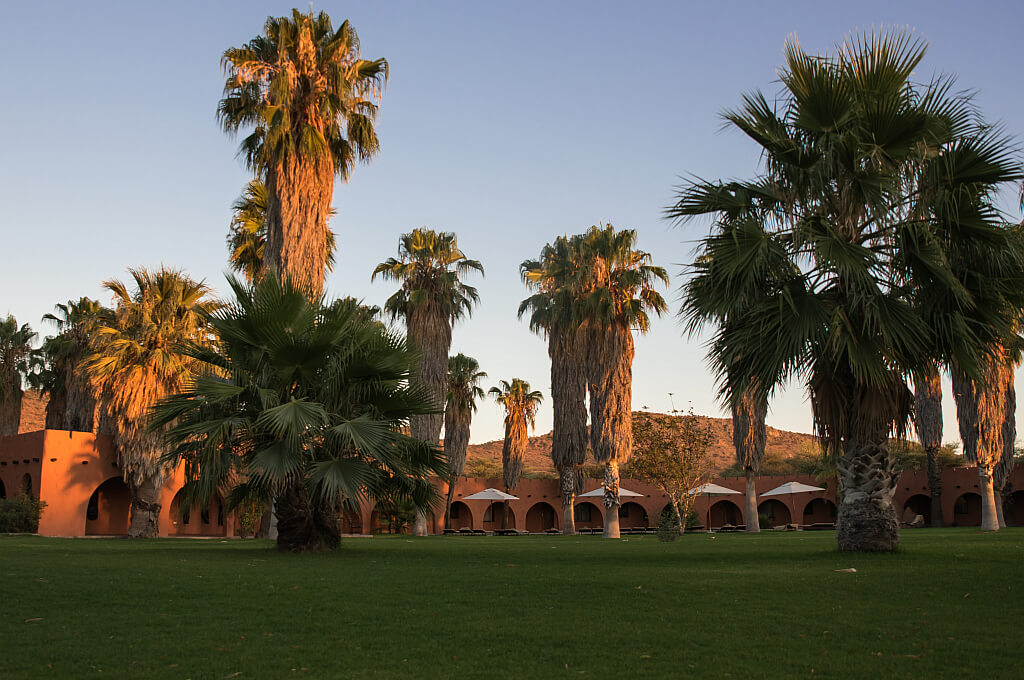 Die Anlagen der Lodges sind in Namibia durchweg großzügig dimensioniert